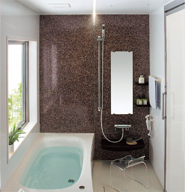 バスルーム［キレイがつづく「スゴピカ素材」］有機ガラス系人造大理石浴槽